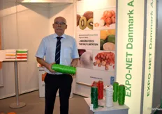Niels Arp-Nielsen des dänischen Unternehmens Expo-Net A/S präsentierte die kompostierbare Verpackungslösungen aus dem breit gefächerten Katalog. Die Firma hat das Potenzial dieser Verpackungen bereits vor vielen Jahren für sich erkannt und liefert ihre Lösungen in ganz Europa.  